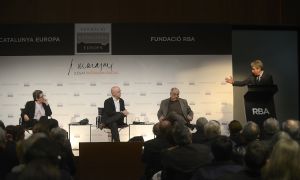 Elorza y Colau reivindican el municipalismo de Maragall en la II Conferencia anual del Legado Pasqual Maragall