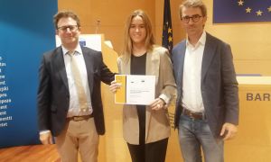 Presentation of the Young Europe Award for the best high school research papers