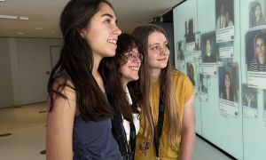 The winners of the What Does Europe Mean to You? 2024 award visit Brussels