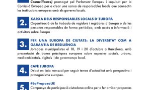 La Fundació Catalunya Europa impulsa una campanya perquè els ajuntaments tinguin regidories d'Europa