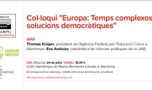 Europa: Temps complexos, solucions democràtiques
